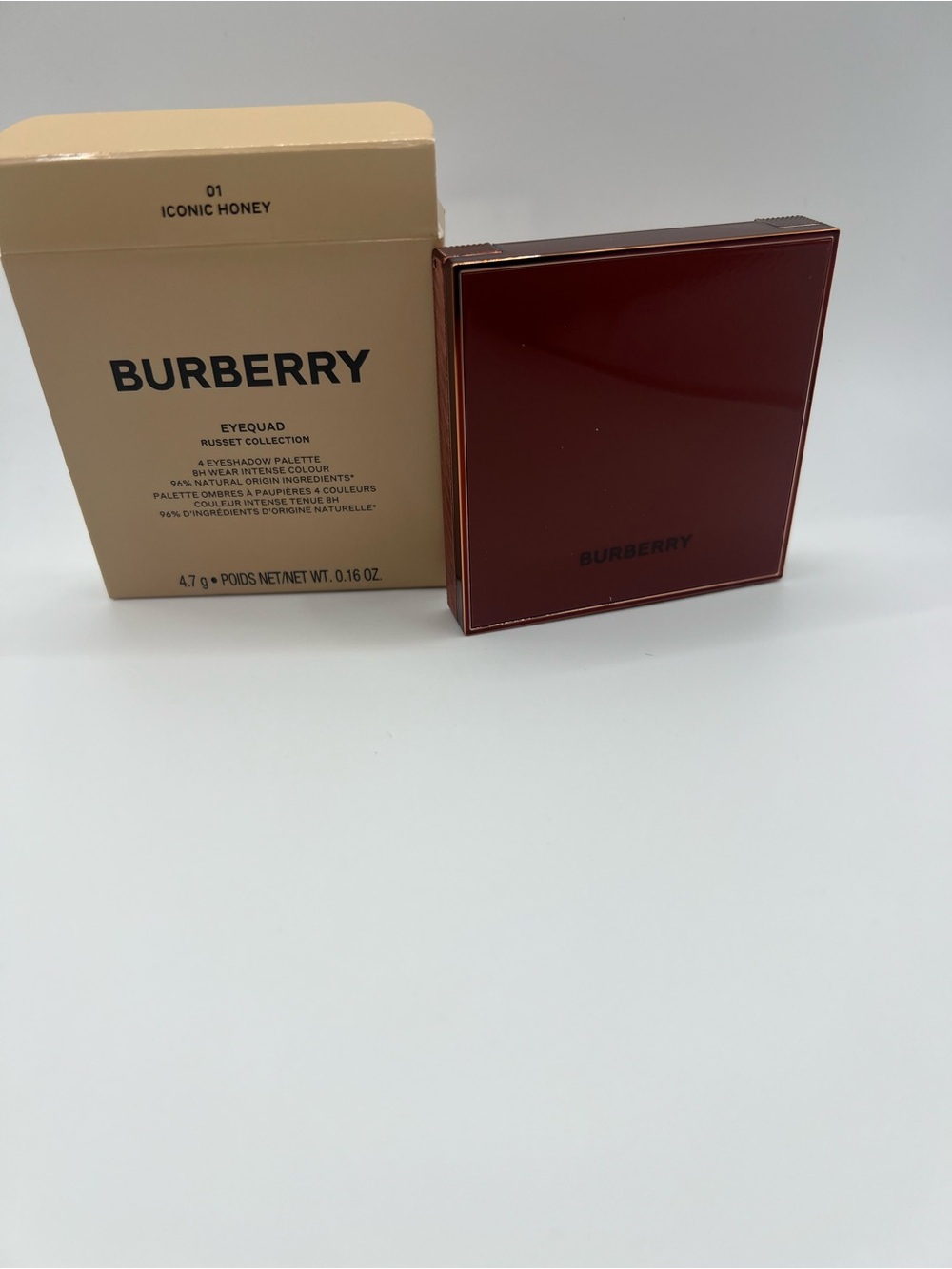 Burberry Eyequad Eyeshadow Palette - Iconic Honey - Beige & Burgundy